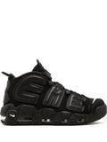 X Supreme Air More Uptempo Suptempo Black Sneakers