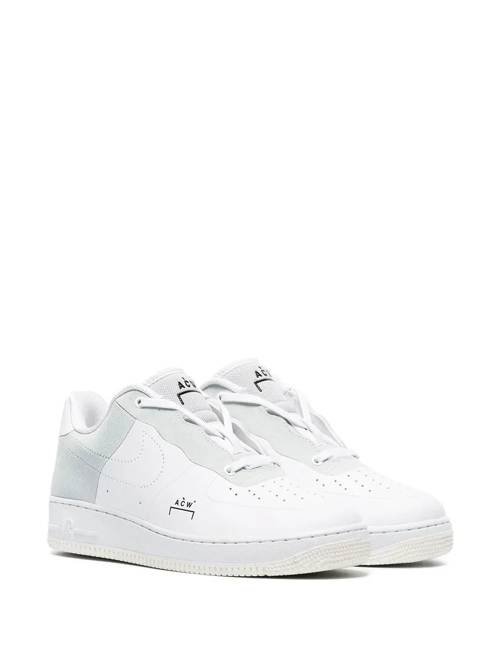 X A Cold Wall Air Force 1 Low White Sneakers