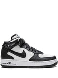 X St sy Air Force 1 Mid Light Bone Black Sneakers